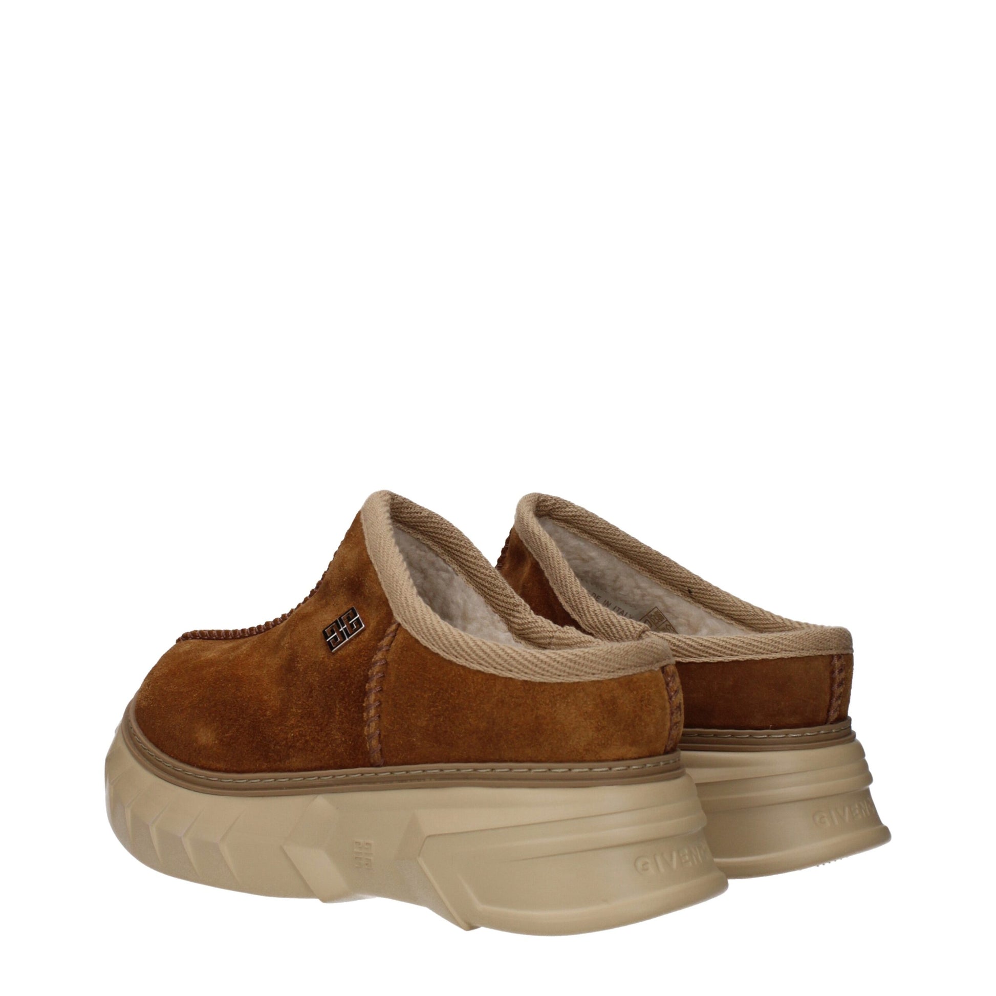 Brown Leather Slippers