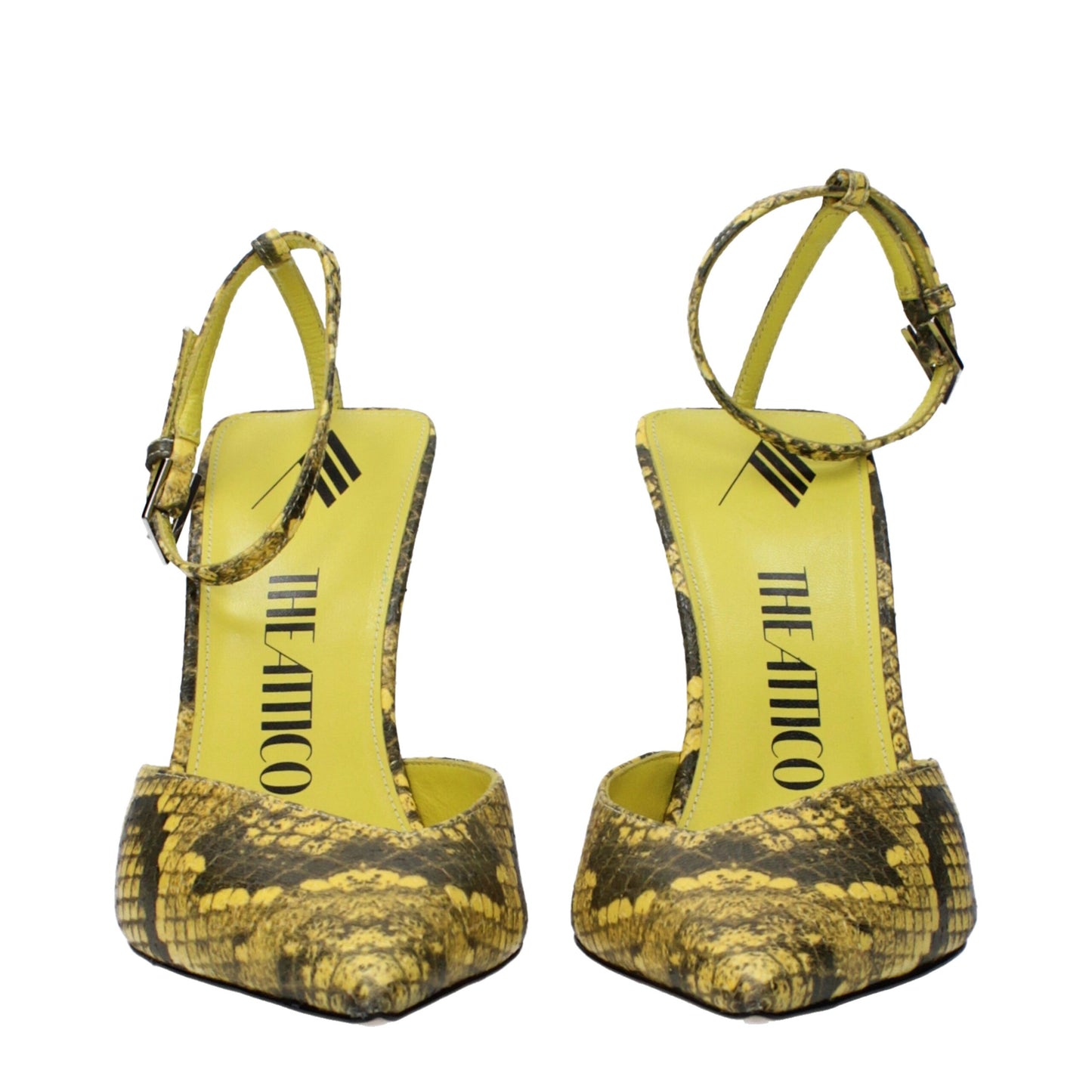 Yellow Leather Pumps