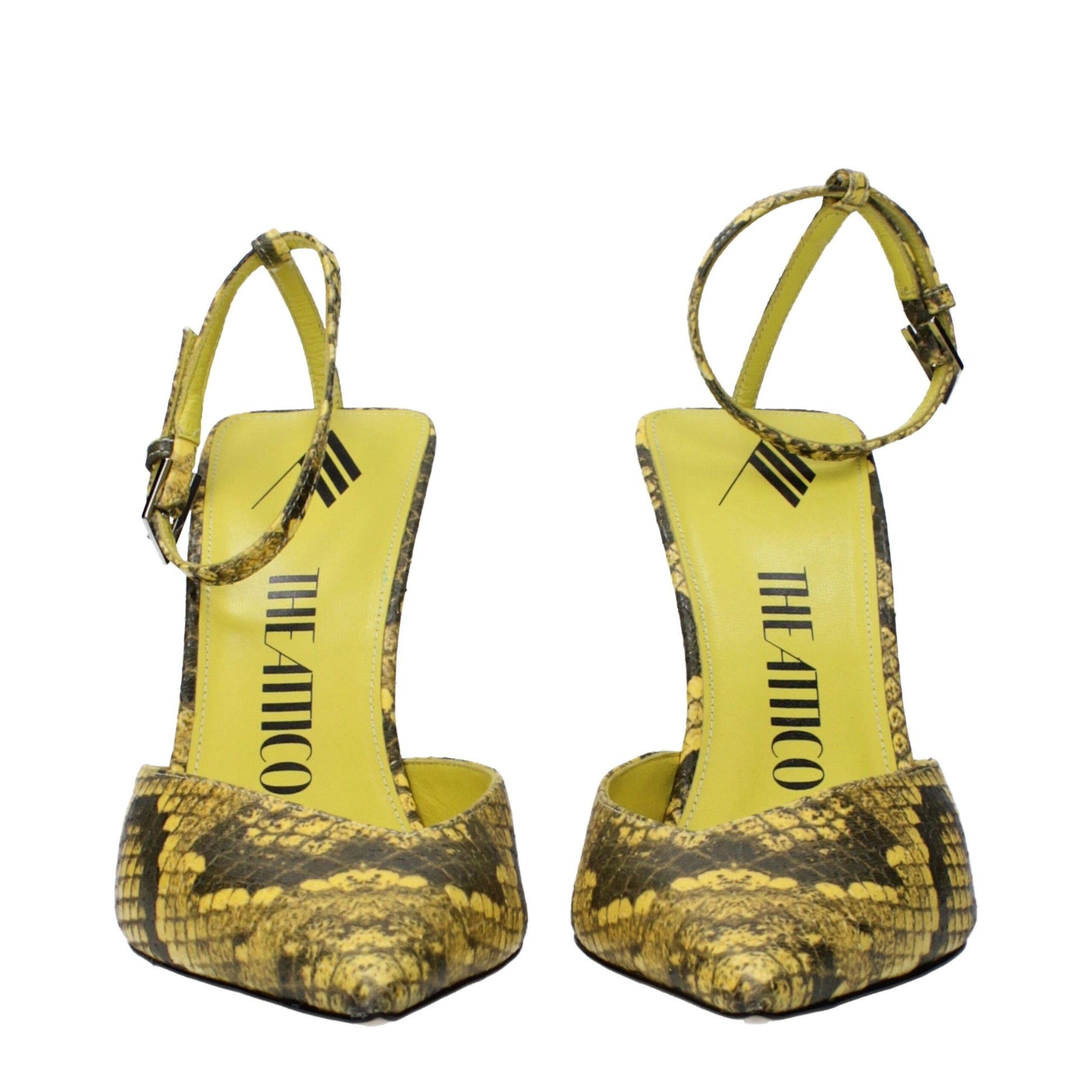 Yellow Leather Pumps