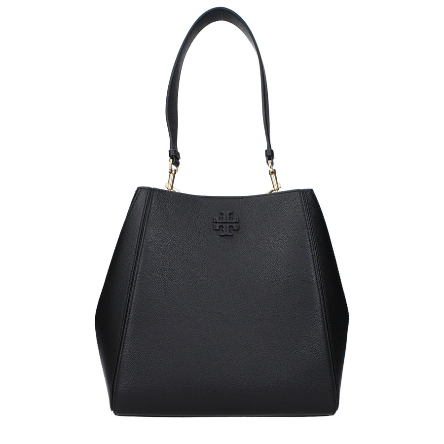 Black Leather Shoulder Bag