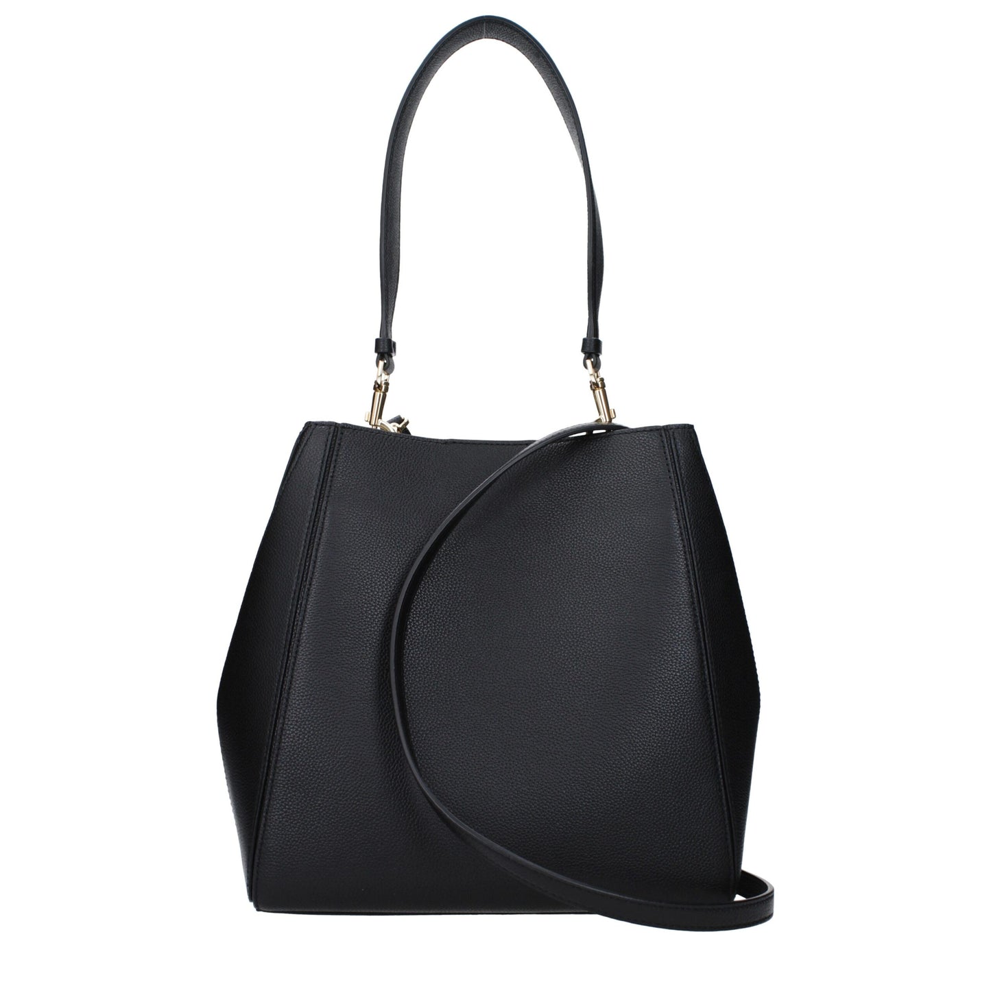 Black Leather Shoulder Bag