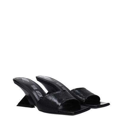 Black Leather Sandals