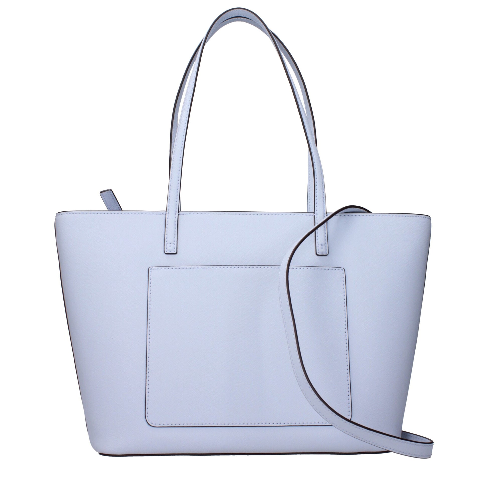 Light Blue Leather Shoulder Bag
