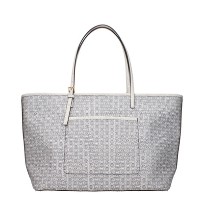 Beige Leather Shoulder Bag