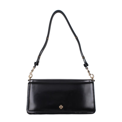 Black Leather Shoulder Bag