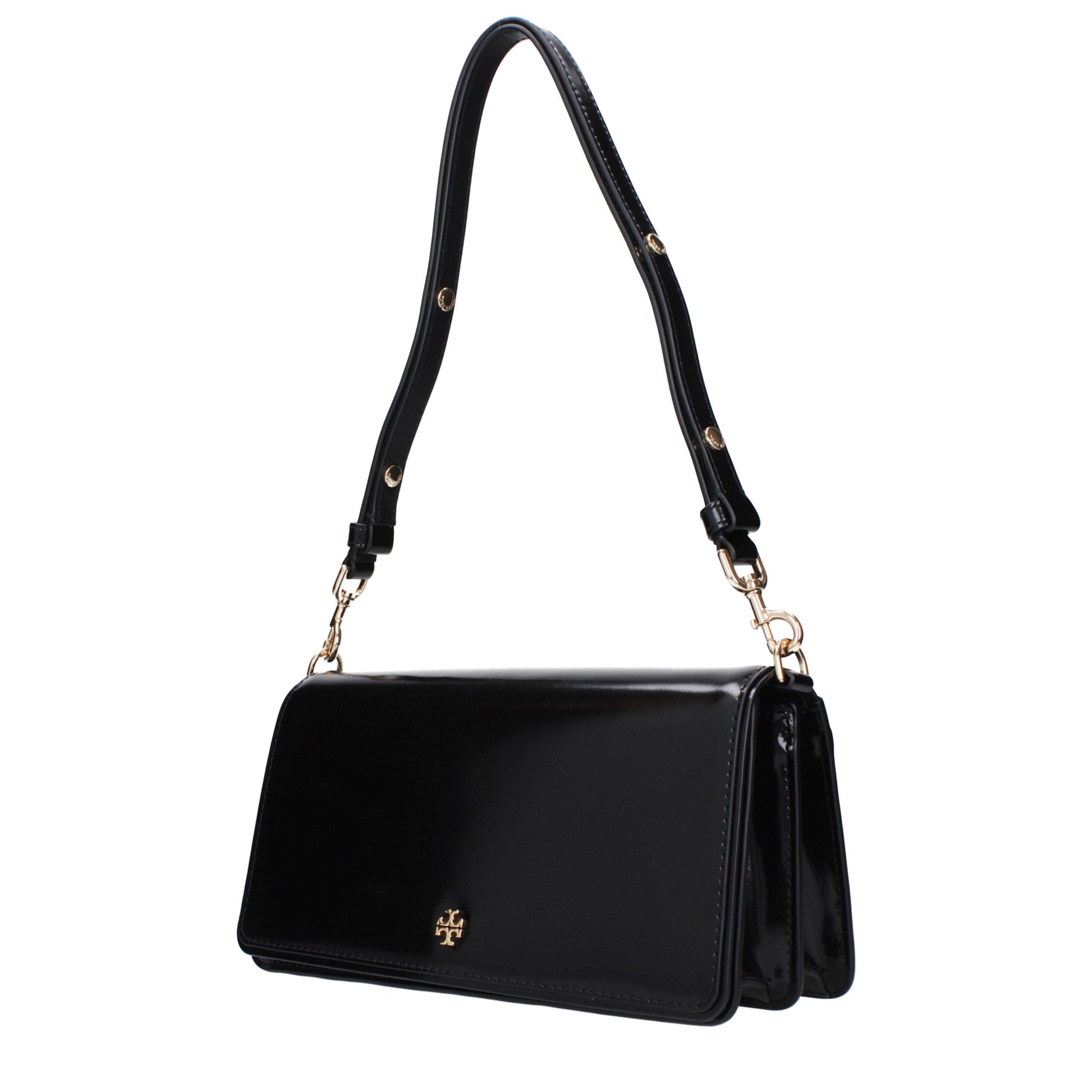 Black Leather Shoulder Bag