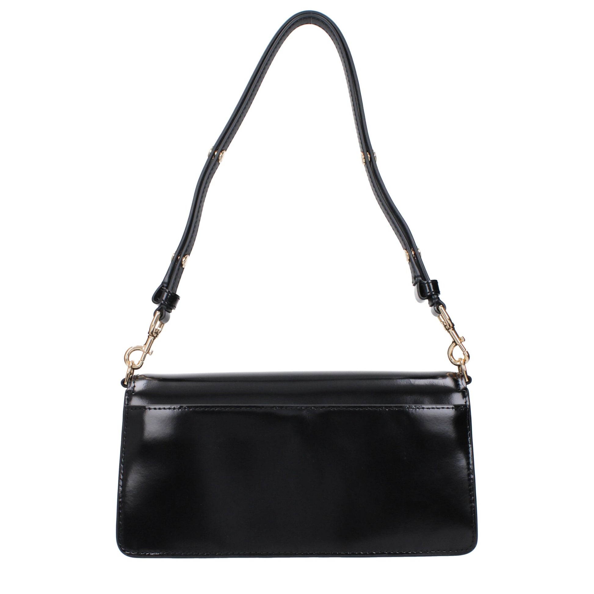Black Leather Shoulder Bag