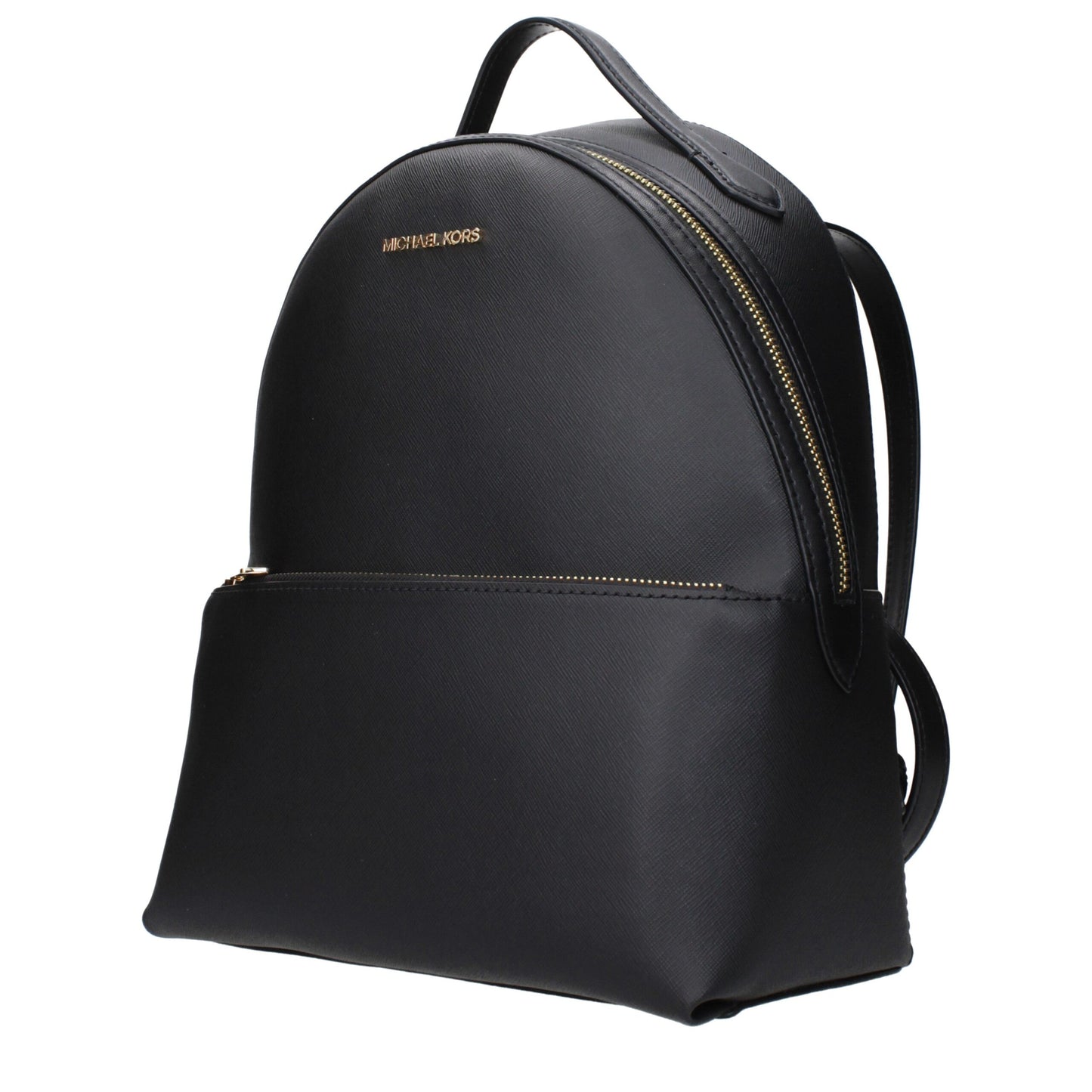 Black Leather Backpack