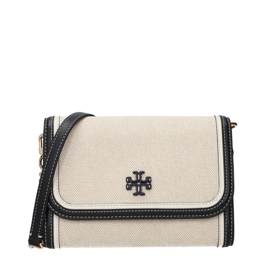 Beige Fabric Clutch Bag