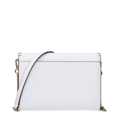 White Leather Clutch Bag