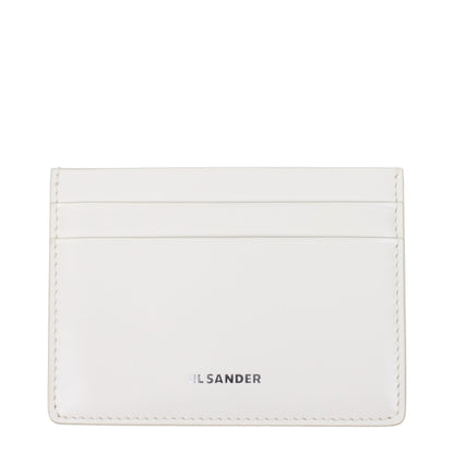 White Leather Cardholder