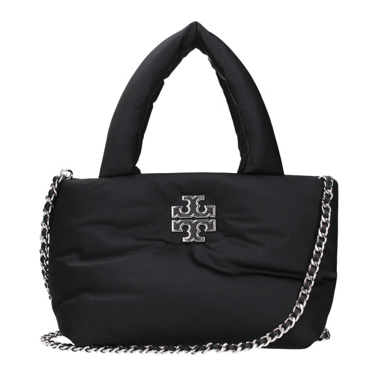 Black Fabric Handbag