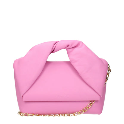 Pink Leather Handbag