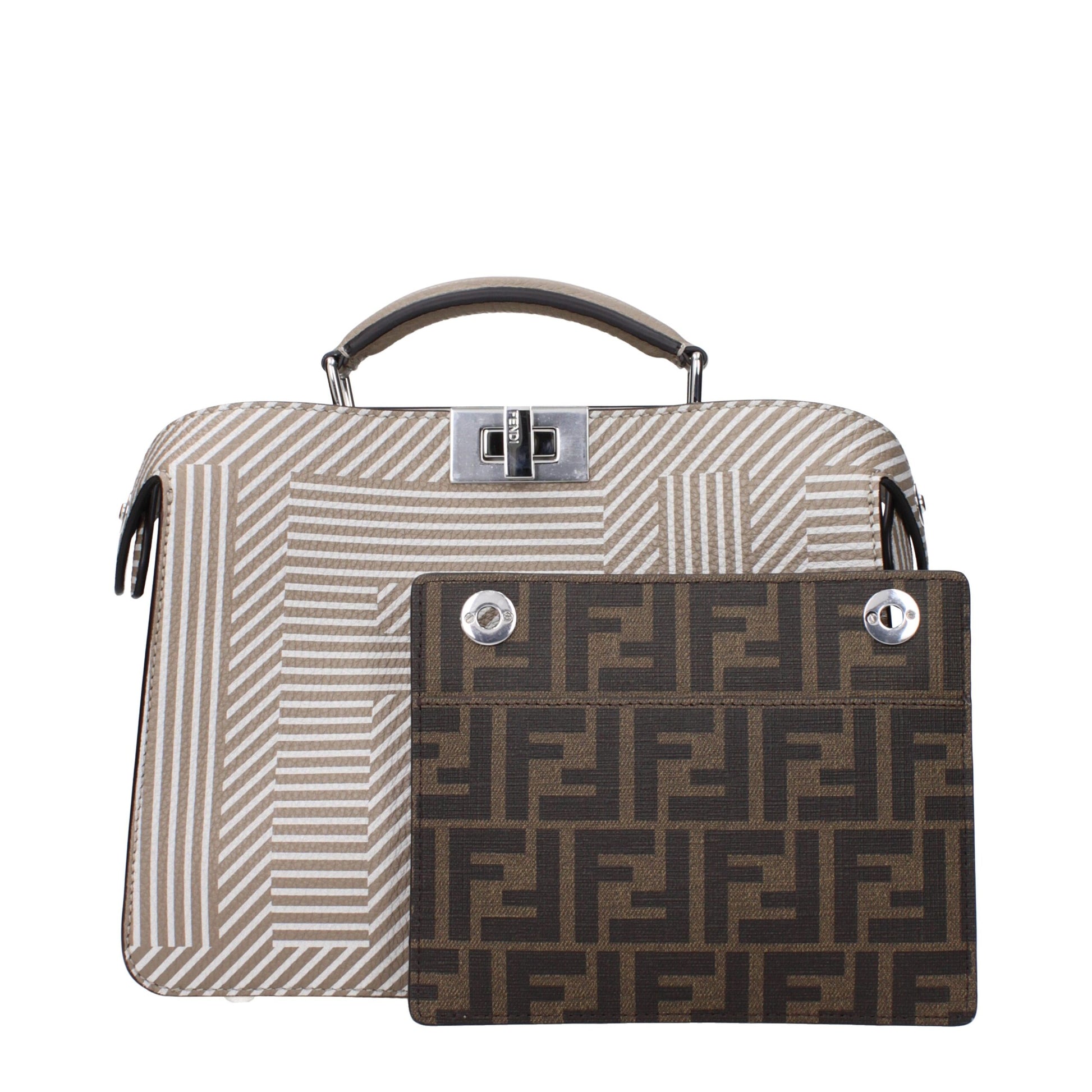 Beige Leather Handbag