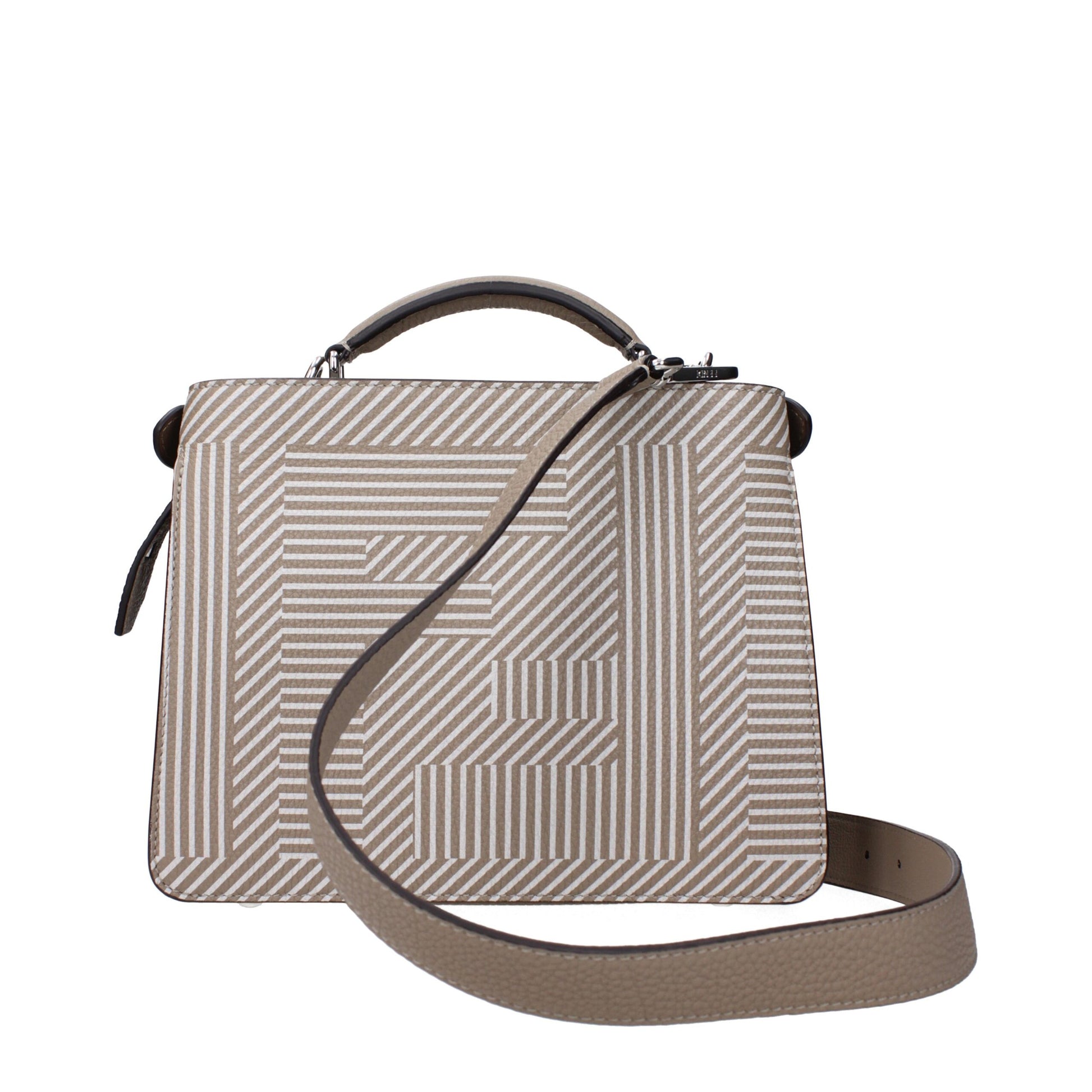 Beige Leather Handbag