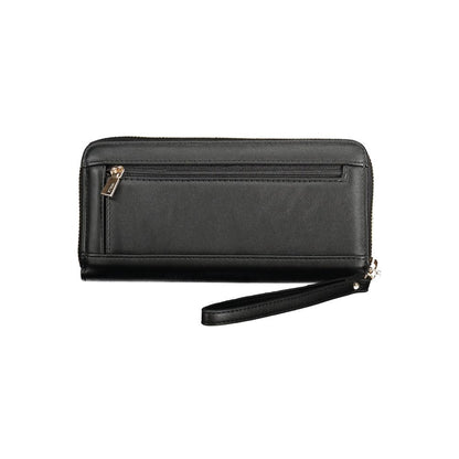 Black Polyethylene Women Wallet
