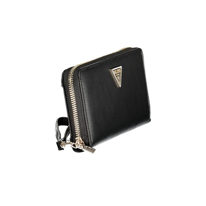 Black Polyethylene Women Wallet