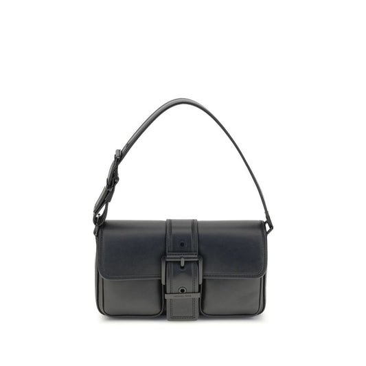Black Calf Leather Bos Taurus Shoulder Bag