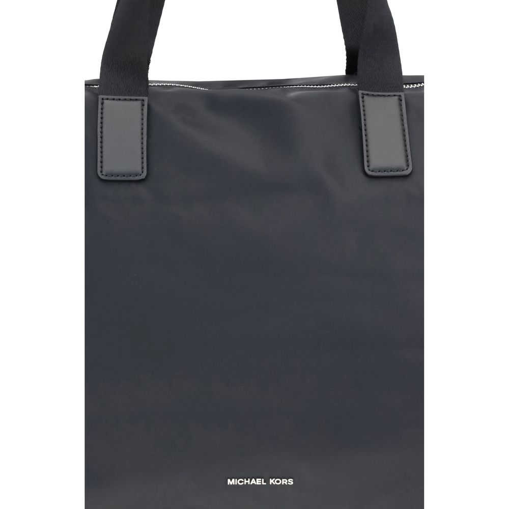 Black Polyester Shoulder Bag