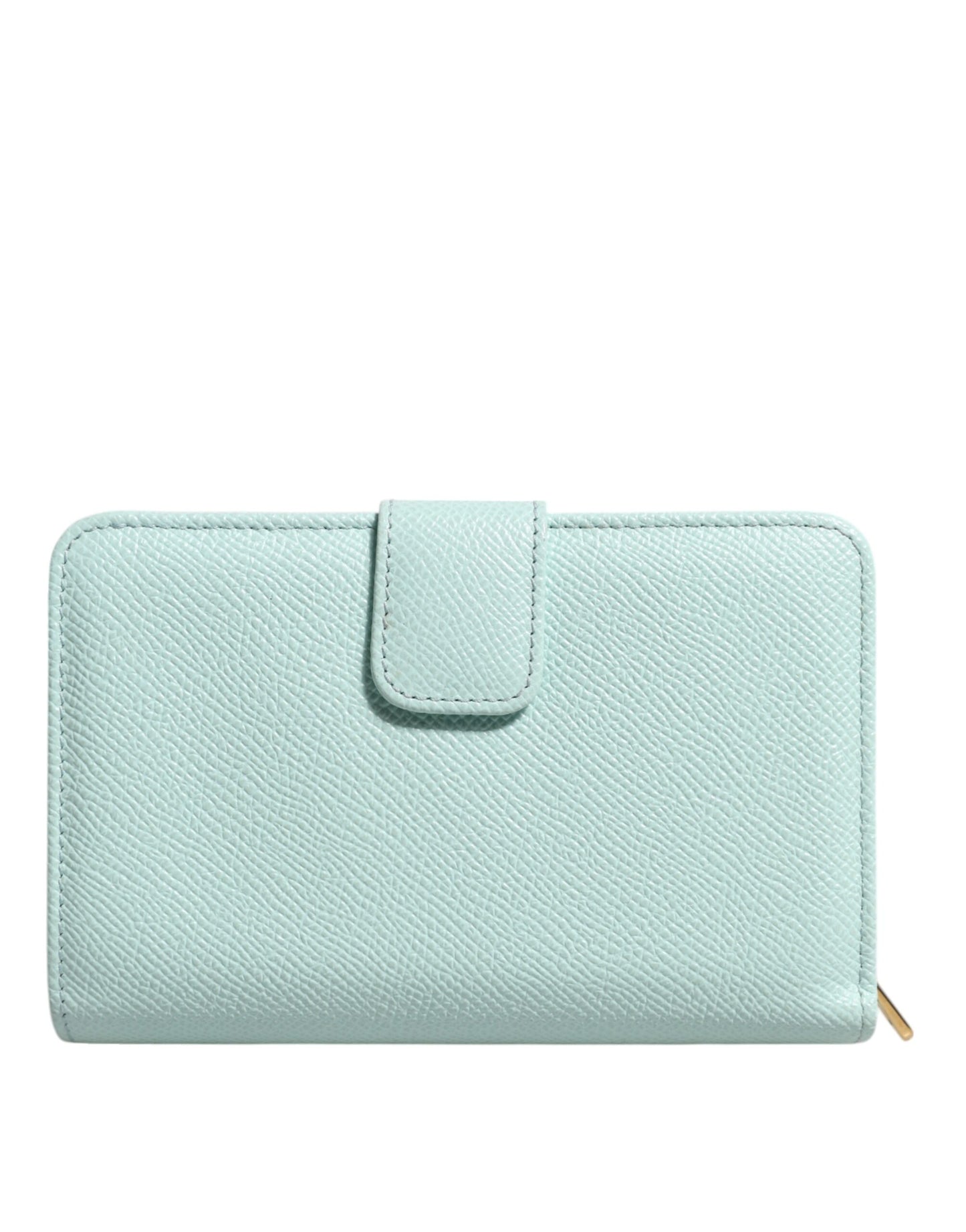 Mint Green Leather Bifold Continental Clutch Wallet