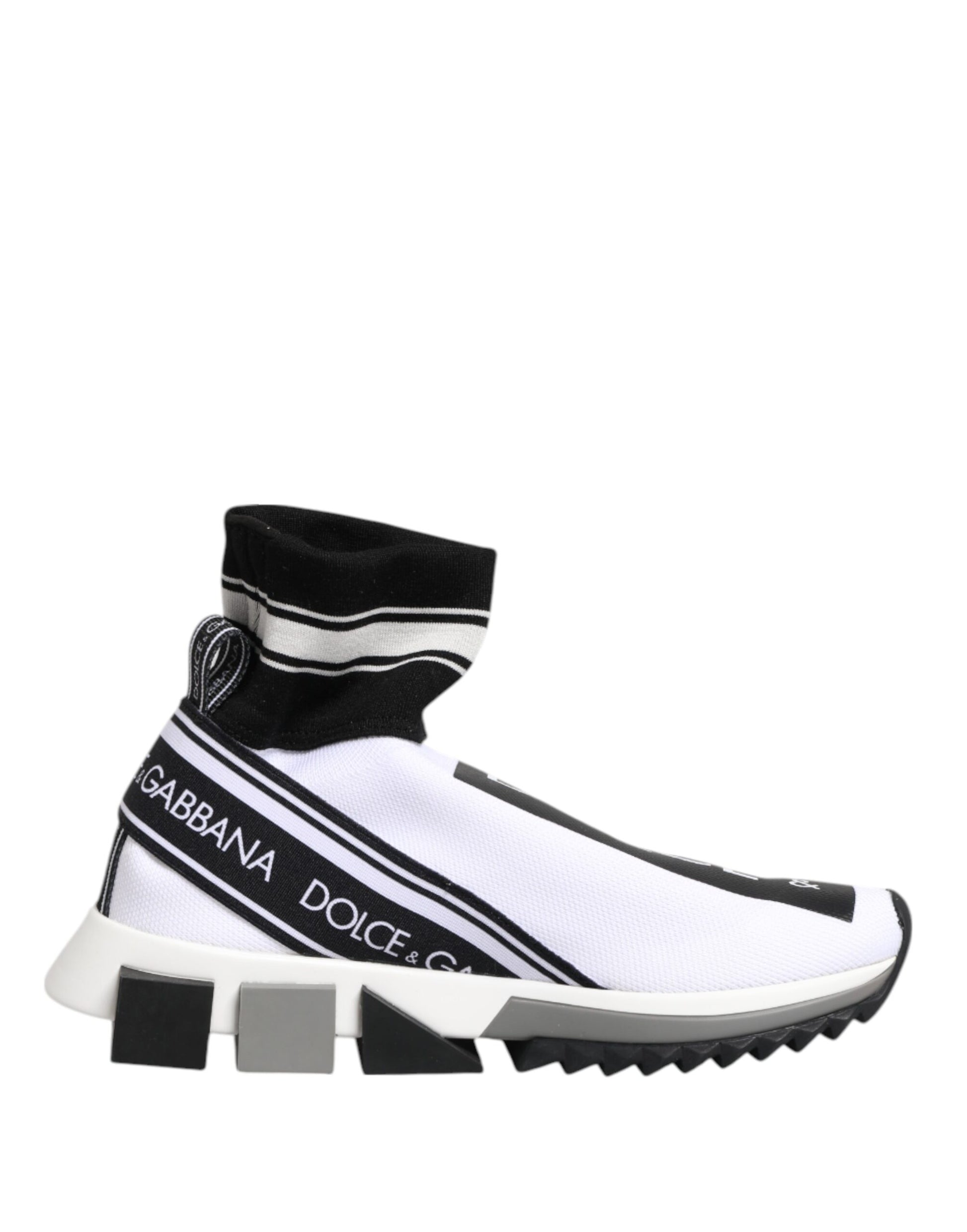 White Black Sorrento Socks Sneakers Shoes