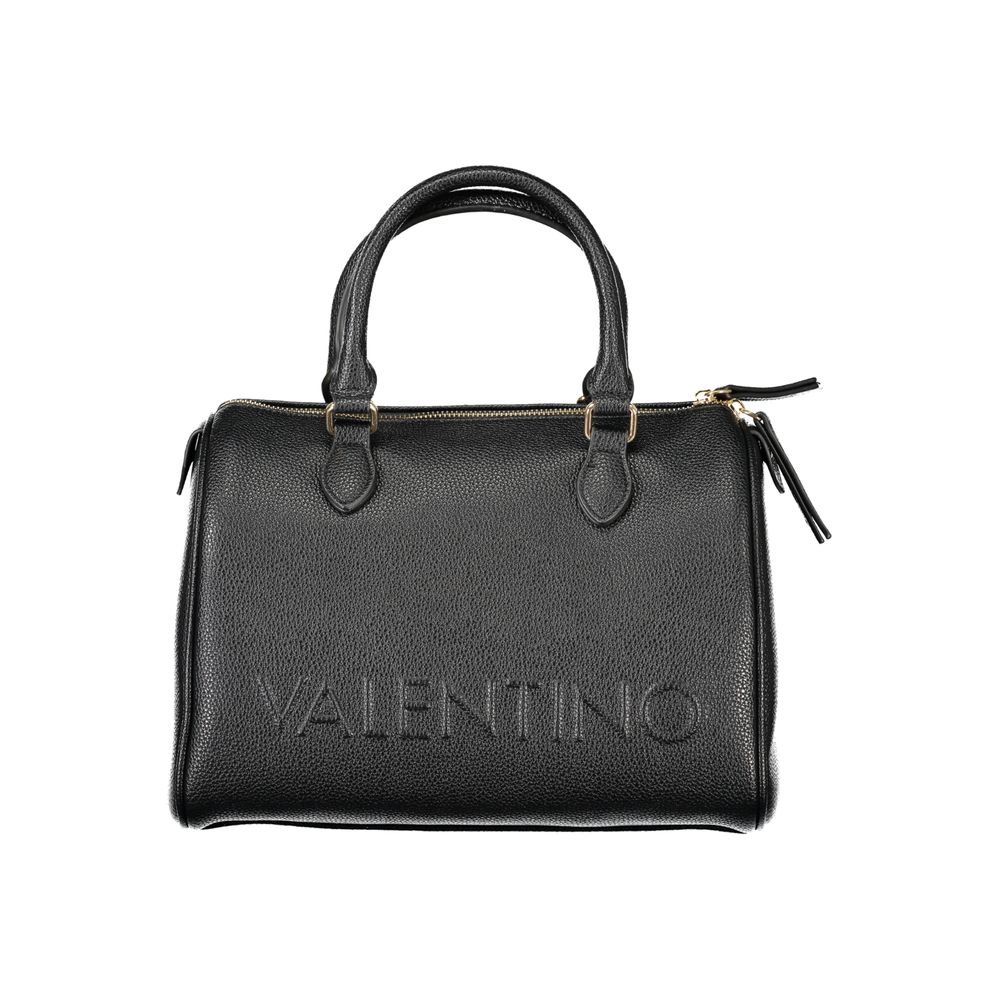 Black Polyethylene Women Handbag