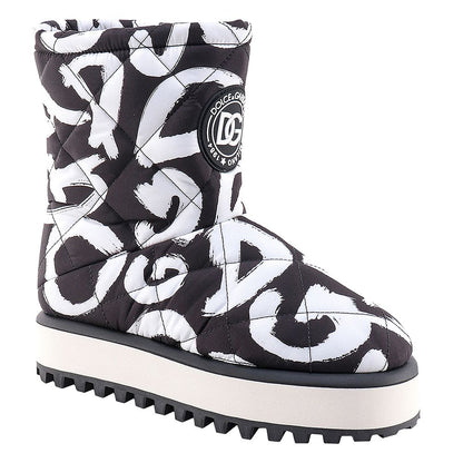 Black Nylon Men Boot