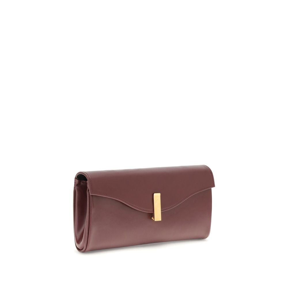 Brown Leather Clutch Bag