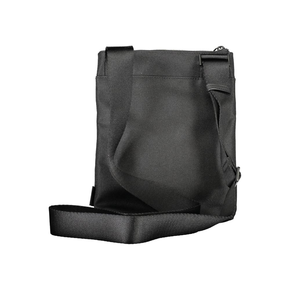 Black Polyester Shoulder Bag