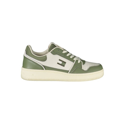 Green Leather Men Sneaker