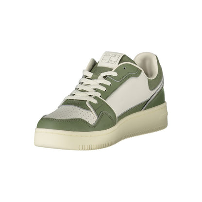 Green Leather Men Sneaker