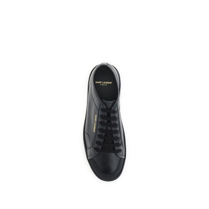Black Calf Leather Bos Taurus Low Top Sneakers
