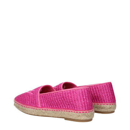Pink Fabric Espadrilles