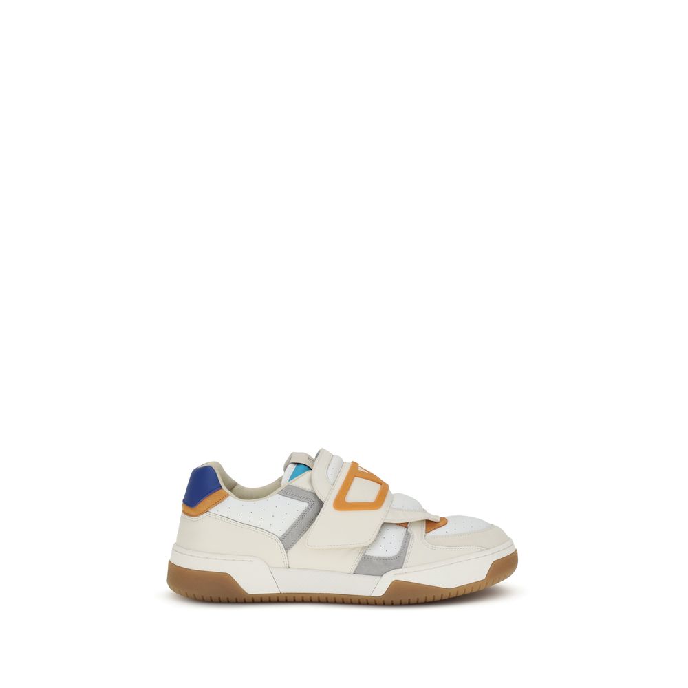 Multicolor Calf Leather Bos Taurus Athletic Sneakers