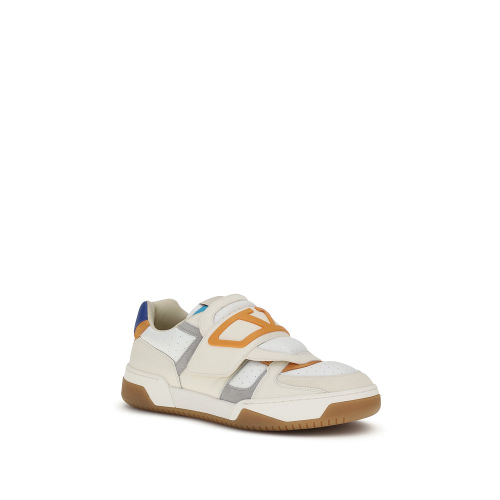 Multicolor Calf Leather Bos Taurus Athletic Sneakers