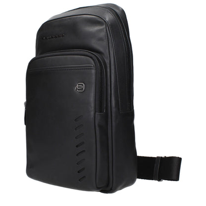 Black Leather Crossbody Bag