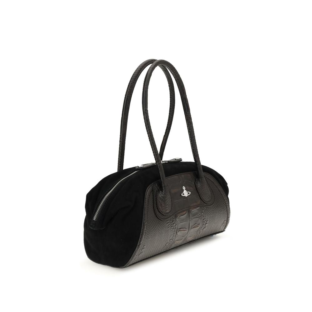 Black Calf Leather Bos Taurus Shoulder Bag