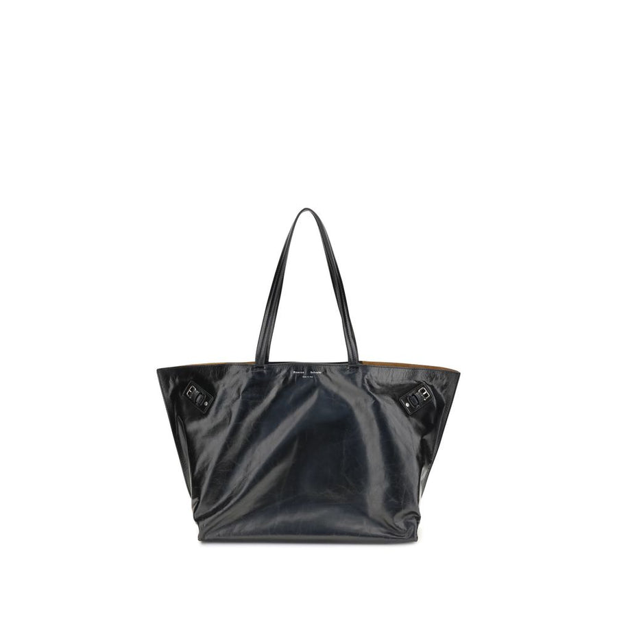 Black Leather Shoulder Bag