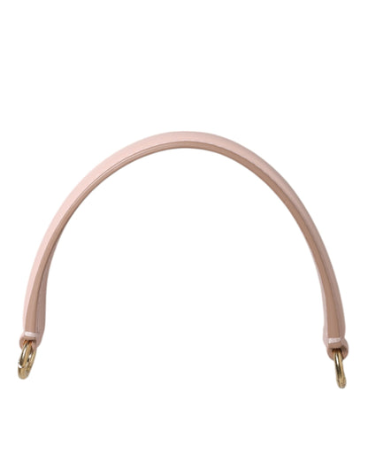 Strap Pink Leather Gold Tone Big Bag Handle Shoulder Strap