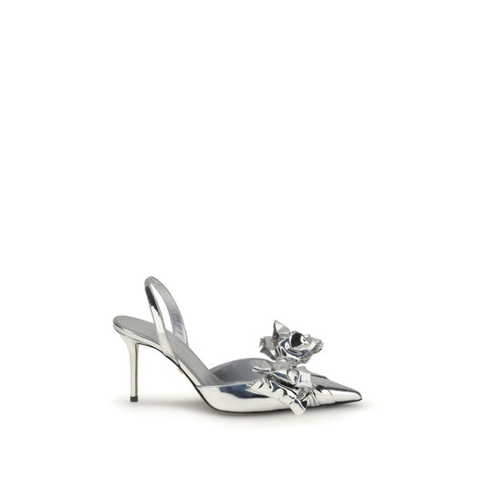 ''LE CADEAU'' WRAPPED LEATHER SLINGBACKS