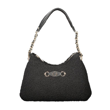 Black Polyester Handbag