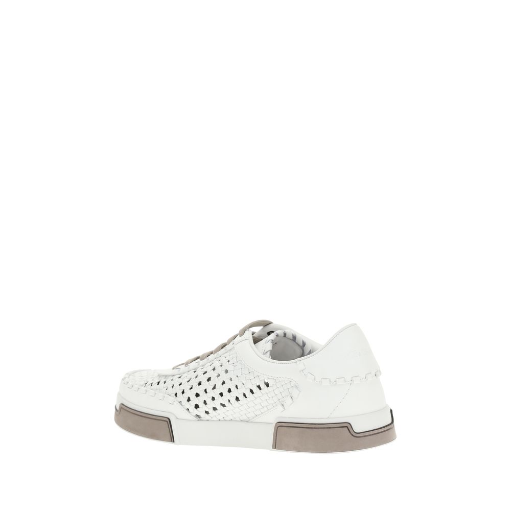 White Lamb Ovis Aries Aries Athletic Sneakers