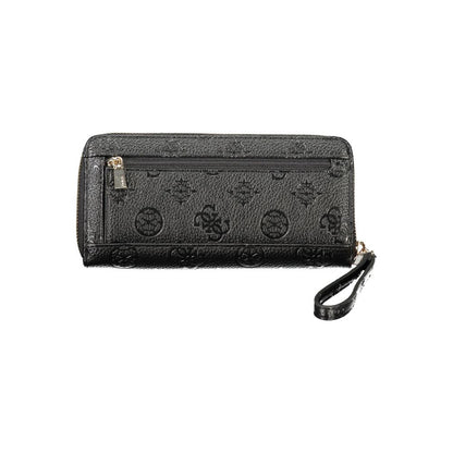 Black Polyethylene Women Wallet