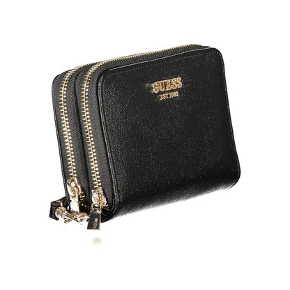 Black Polyethylene Women Wallet