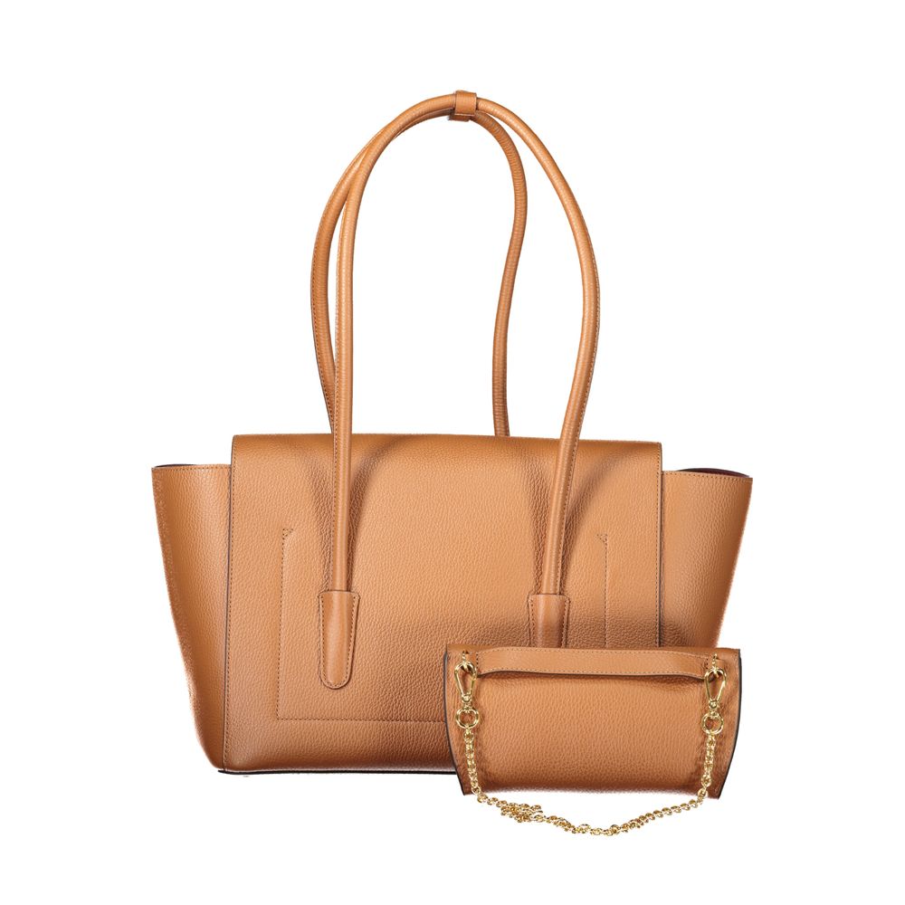 Brown Leather Women Handbag