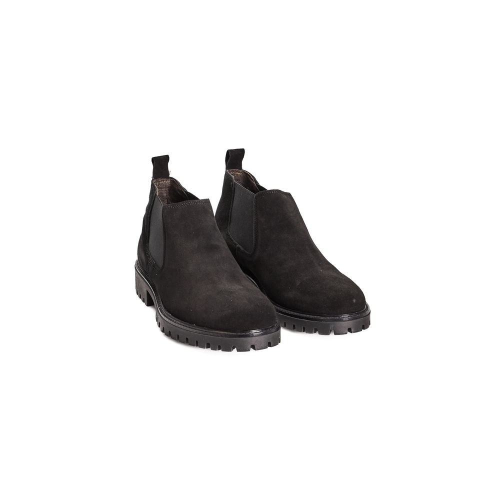 Black Calfskin Men Boot