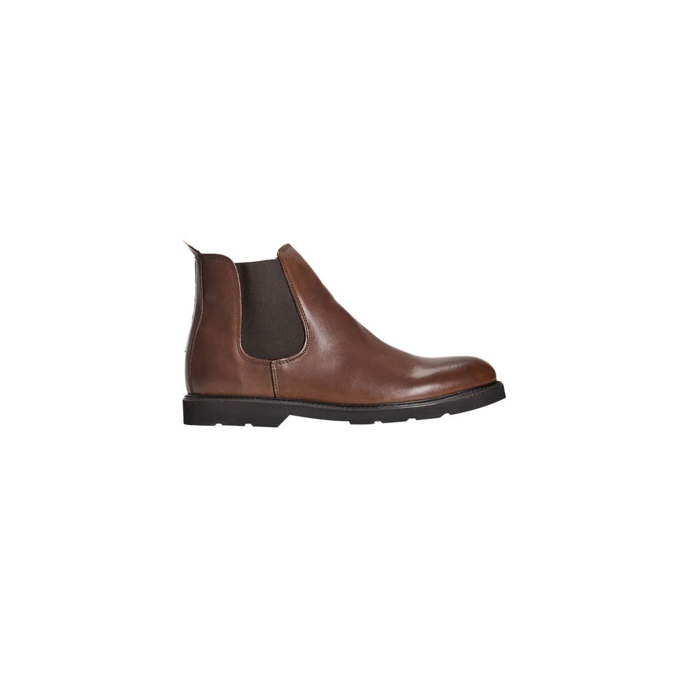 Brown Calfskin Men Boot