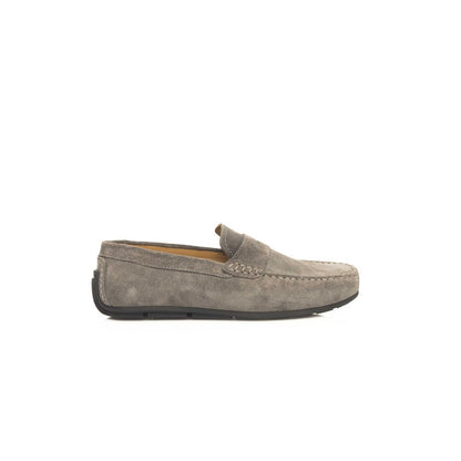 Gray Cowhide Men's Loafer