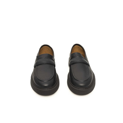 Blue Cowhide Men Loafer