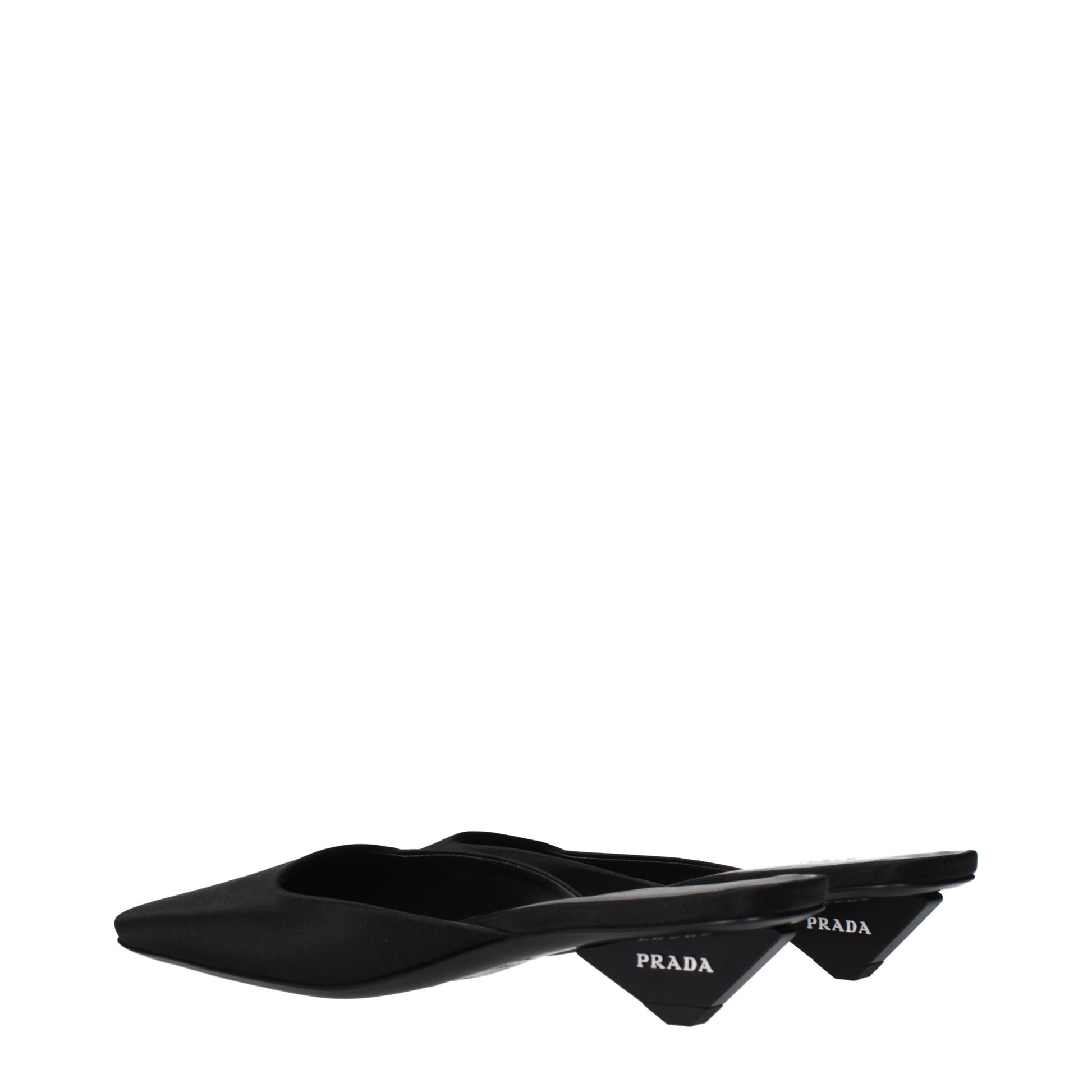 Black Satin Sandals